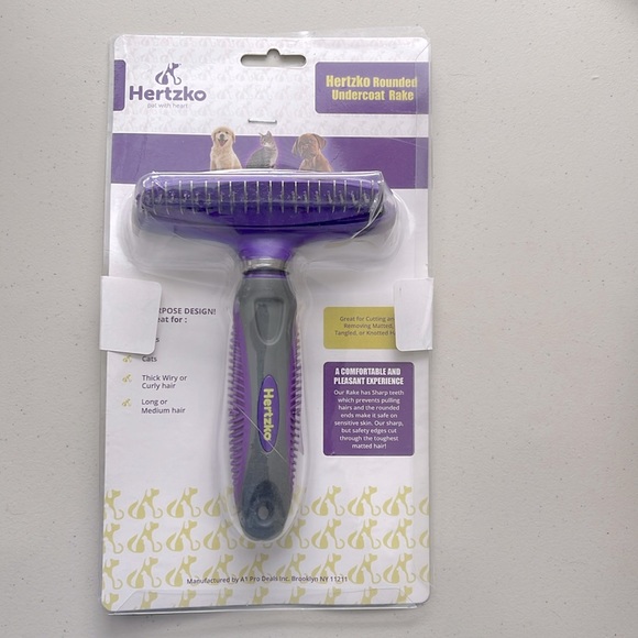 Hertzko Rounded Undercoat Rake NWT - Picture 1 of 6